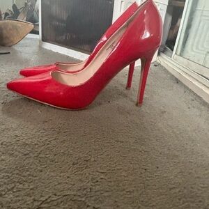 Elegant Red Stiletto Heels